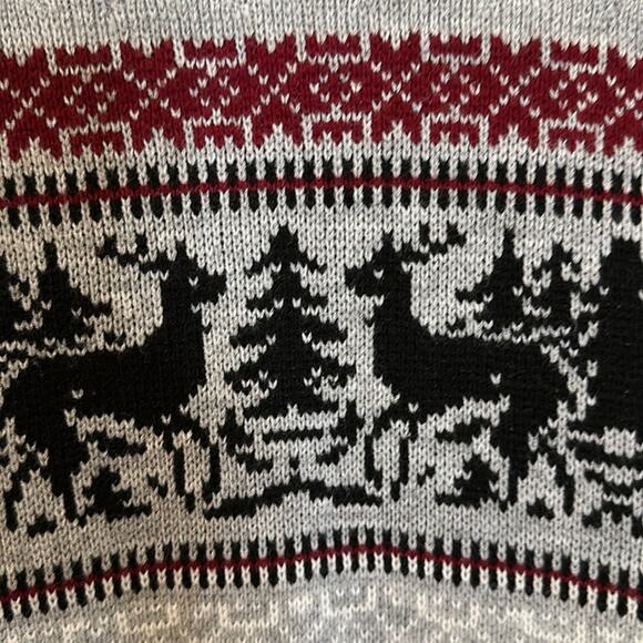 K. P. Knitwear 80’s Vintage Ski Lodge Christmas Sweater Size Small - Picture 5 of 9